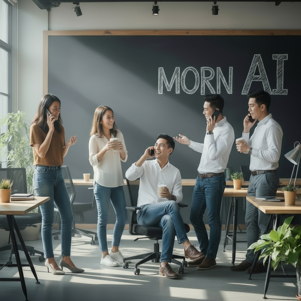 销售团队晨会复盘场景